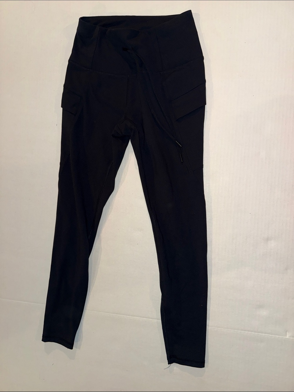 Spyder High-Waist Black Pocket Leggings Drawstring – Women's Active Leggings